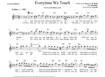 Everytime We Touch sheet