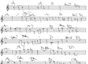 Everytime You Go Away sheet