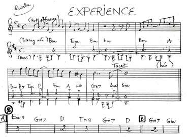 Experience sheet