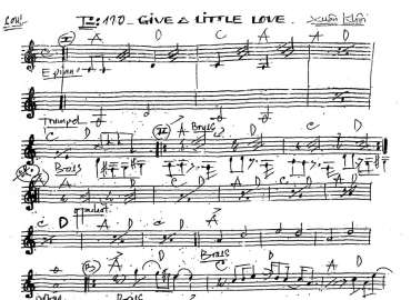 110_Give A Little Love Sheet