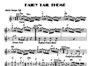 Fairy Tail Theme sheet