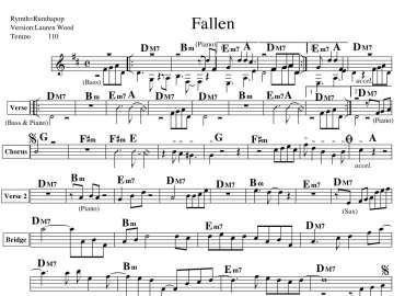 Fallen sheet