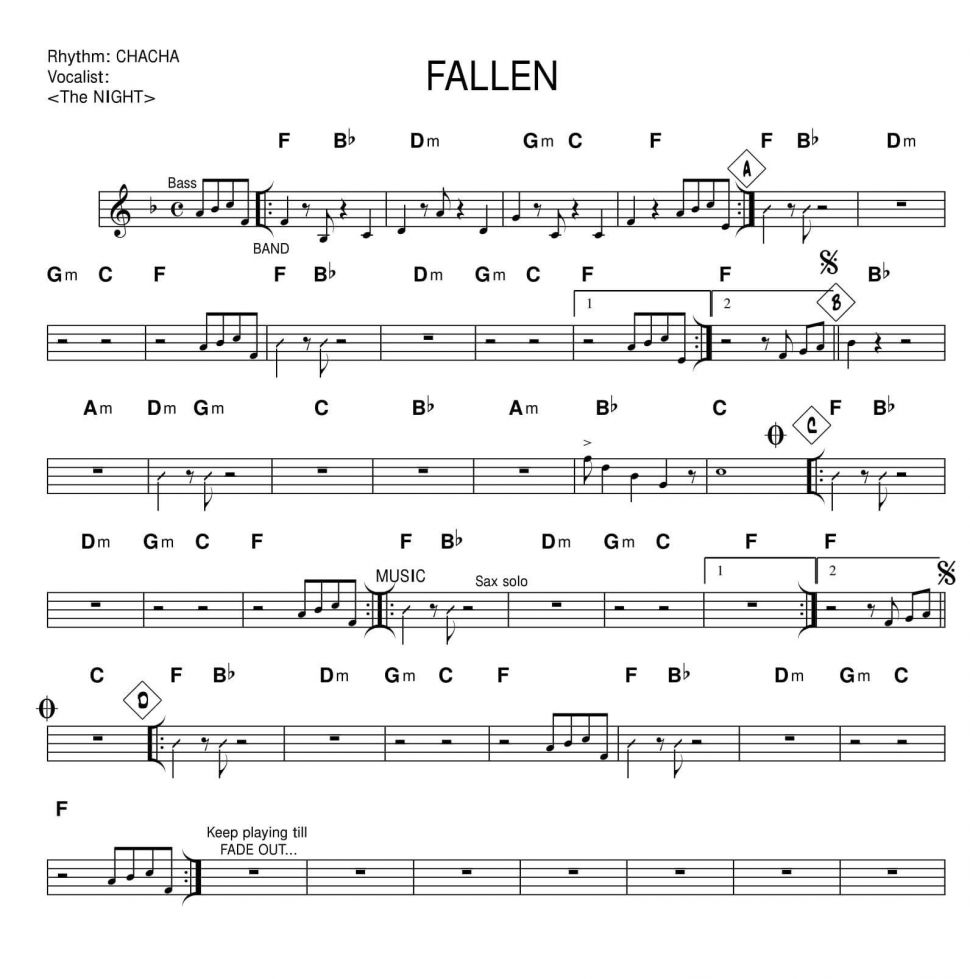 Fallen sheet