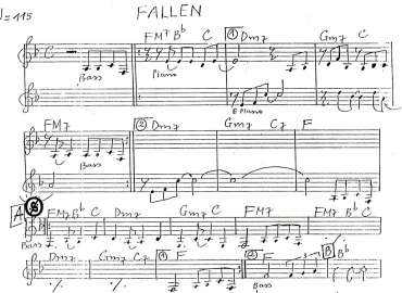 Fallen sheet