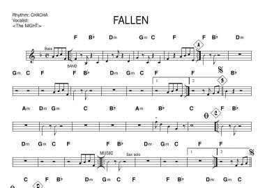 Fallen sheet