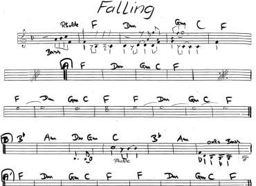 Falling sheet