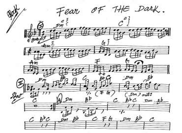 Fear Of The Dark sheet