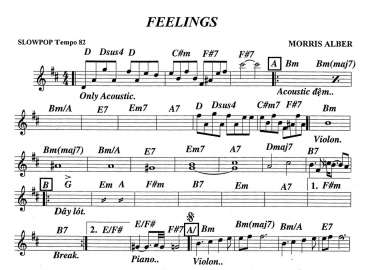 Feelings sheet