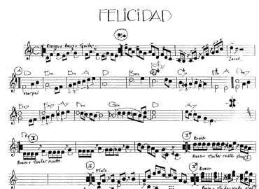 Felicidad sheet