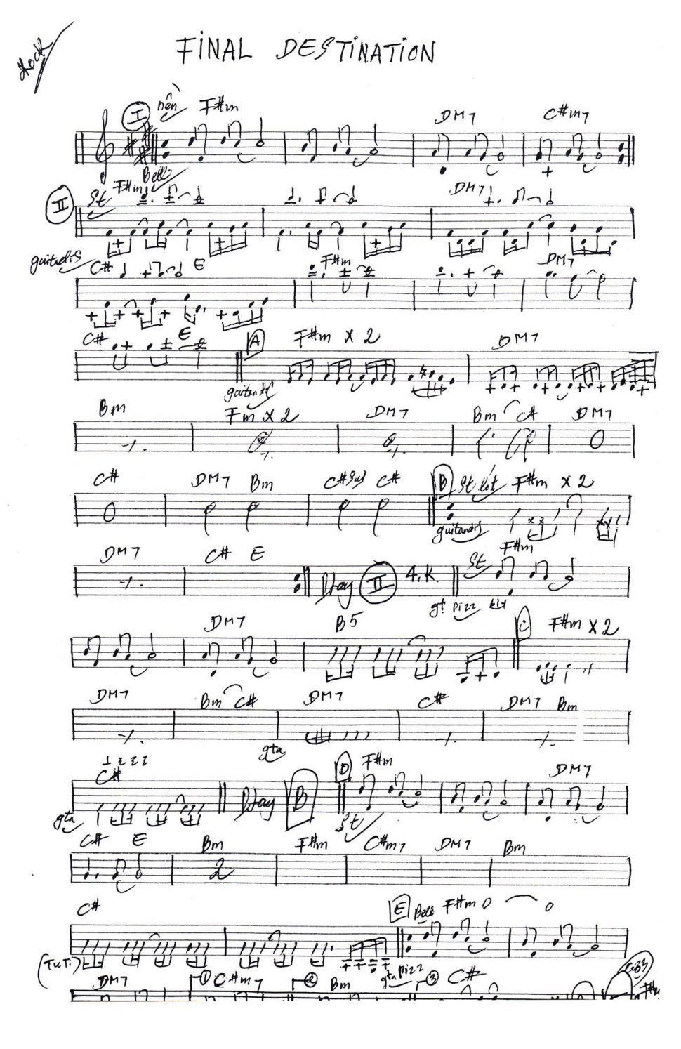 Final Destination sheet