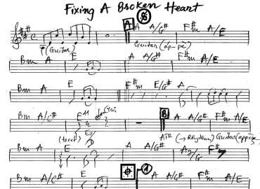 Fixing A Broken Heart sheet