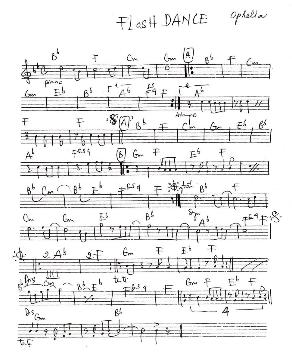 Flash Dance sheet
