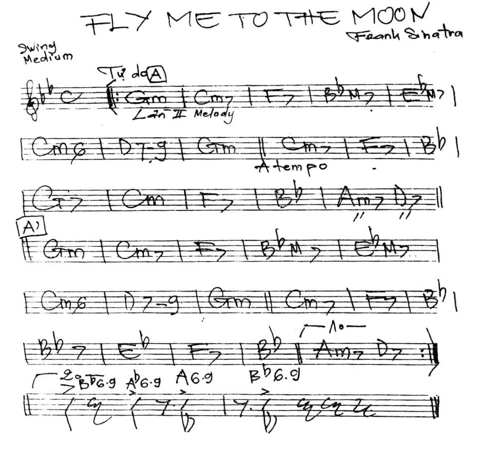 Fly Me To The Moon sheet 