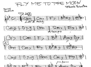 Fly Me To The Moon sheet 