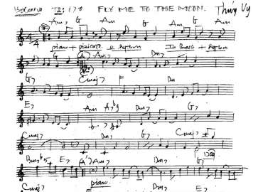 Fly Me To The Moon sheet