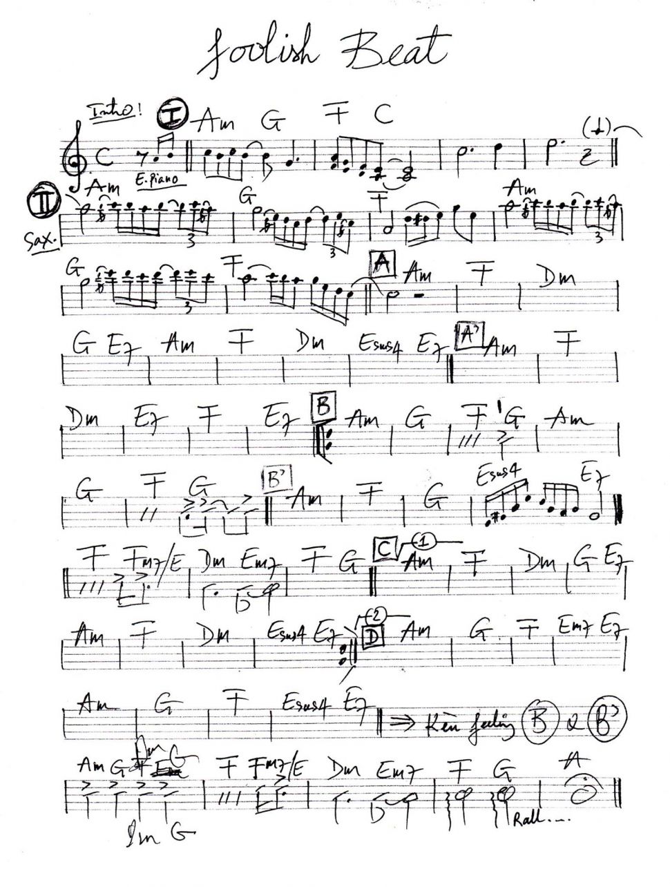Foolish Beat sheet