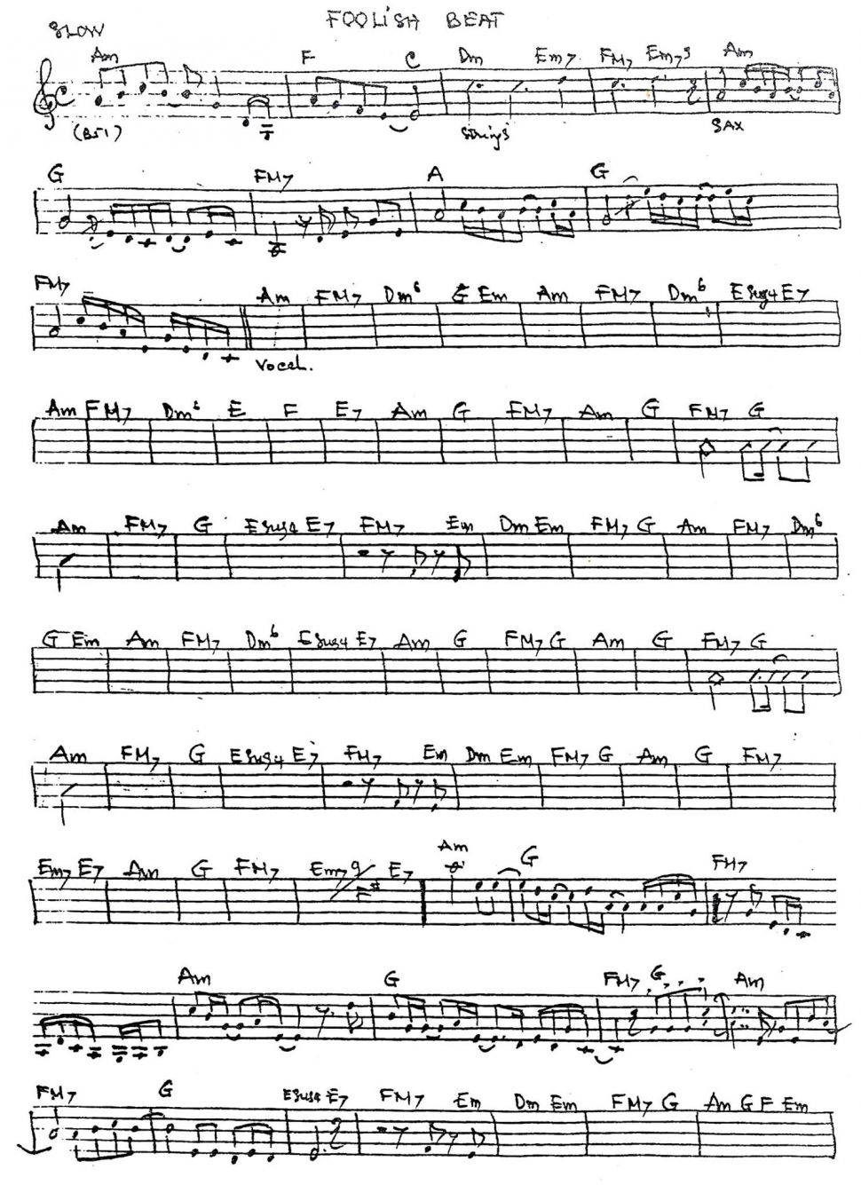Foolish Beat sheet