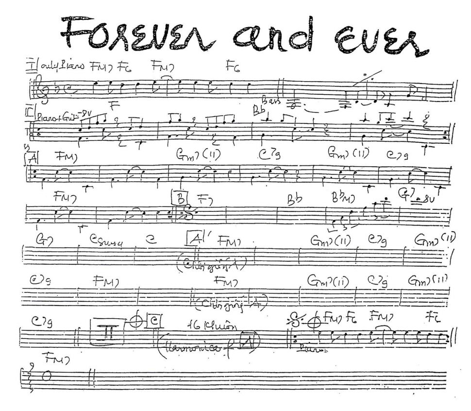 Forever And Ever sheet