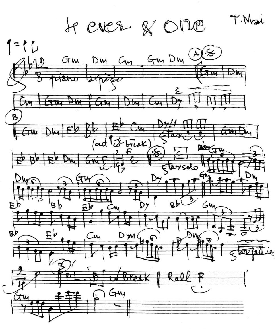 Forever And One sheet