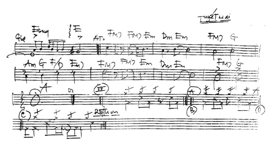 Forever In Love sheet