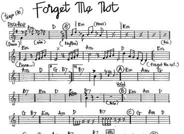 Forget Me Not sheet