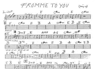 From Me To You sheet
