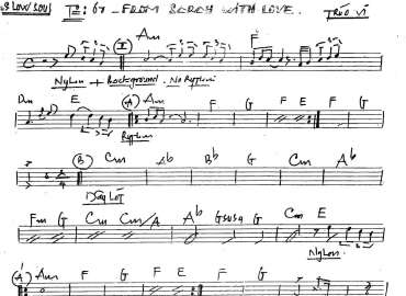 From Sarah With Love sheet