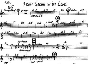 From Sarah With Love sheet