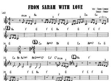 From Sarah With Love sheet