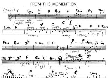 From This Moment On sheet