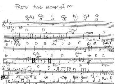 From This Moment On sheet