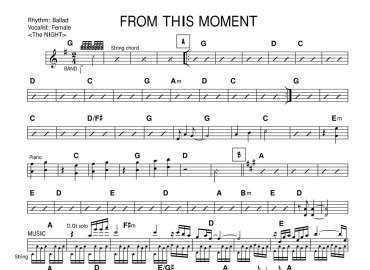 From This Moment sheet