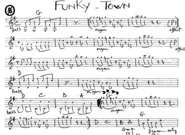 Funky Town sheet