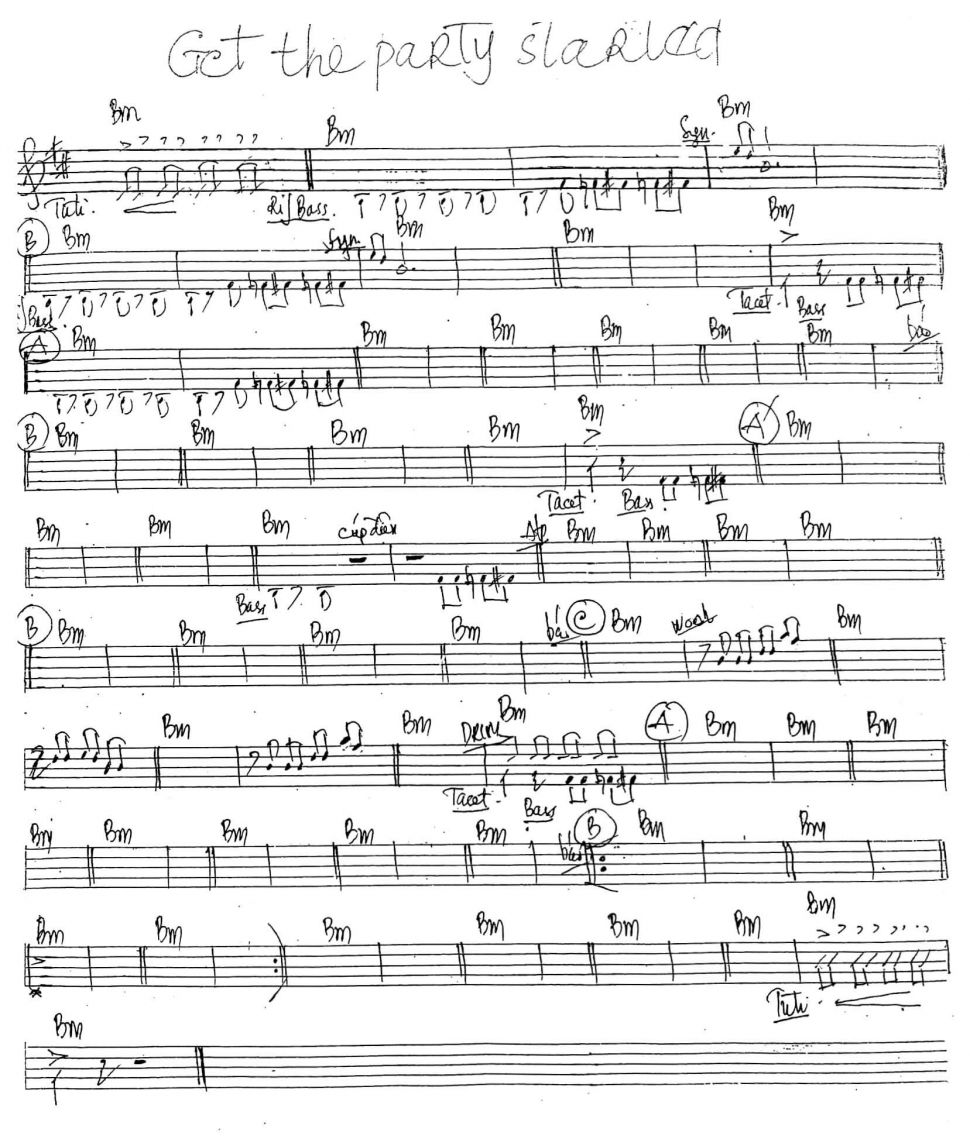 Get the party starlea sheet