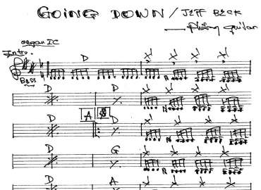 Going Down / Jzff Bzck Sheet