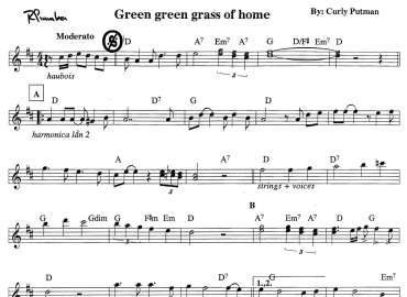 Green green grass of home sheet