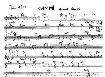 Gimmi gimmi gimmi sheet