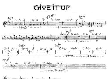 Give it up sheet