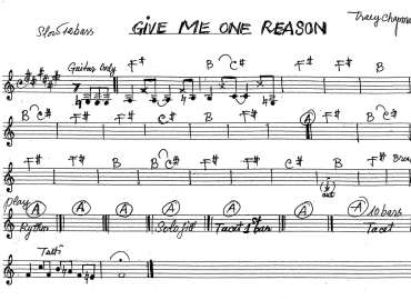 Give me one reason sheet
