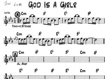 God Is A Girls sheet