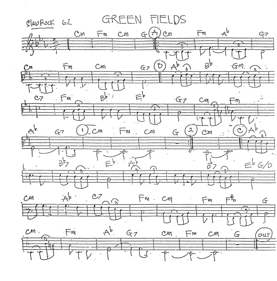 Green Fields sheet