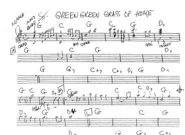 Green green greass of home sheet