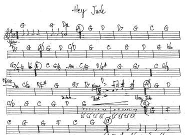 Hey Jude sheet