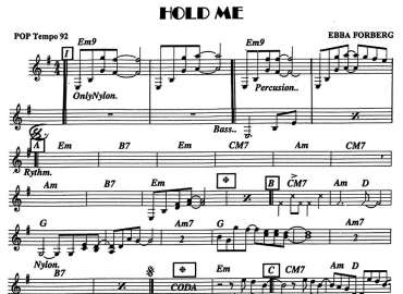 Hold Me sheet