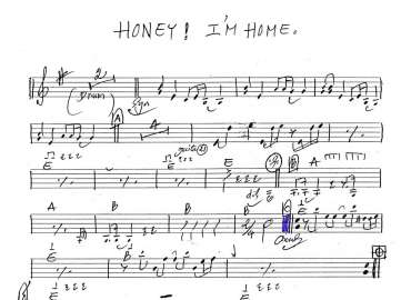 Honey! I'm Home sheet