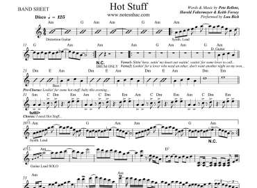 Hot Stuff sheet