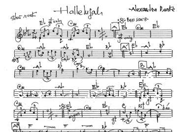 Hallelujah sheet