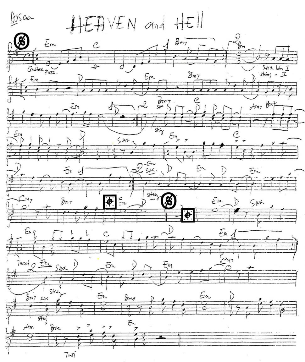 Heaven And Hell sheet