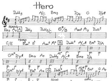 Hero sheet