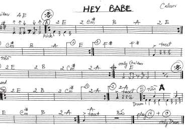 Hey Babe sheet